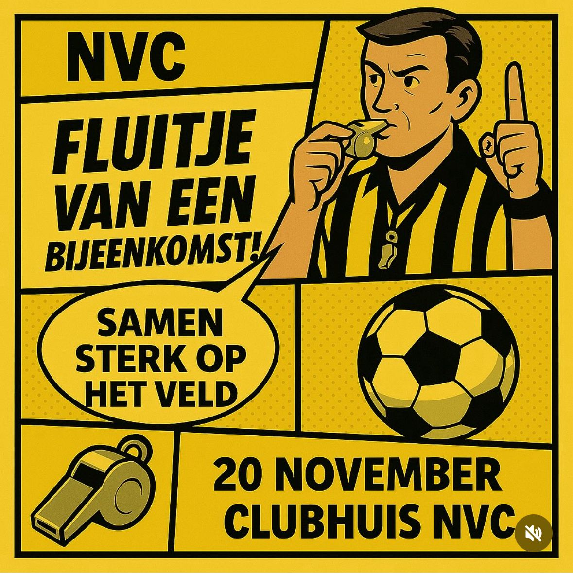 Scheidsrechter-infoavond bij NVC – 20 november om 19.00 uur