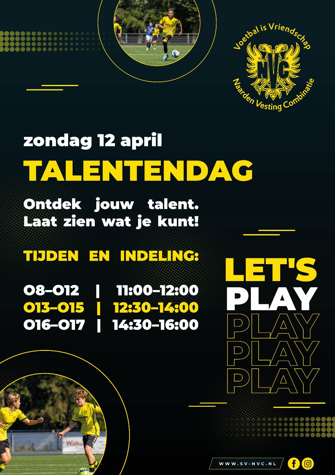12 April: NVC Talentendagen
