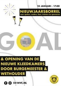 Nieuwjaarsborrel 18 januari (vanaf 17u)