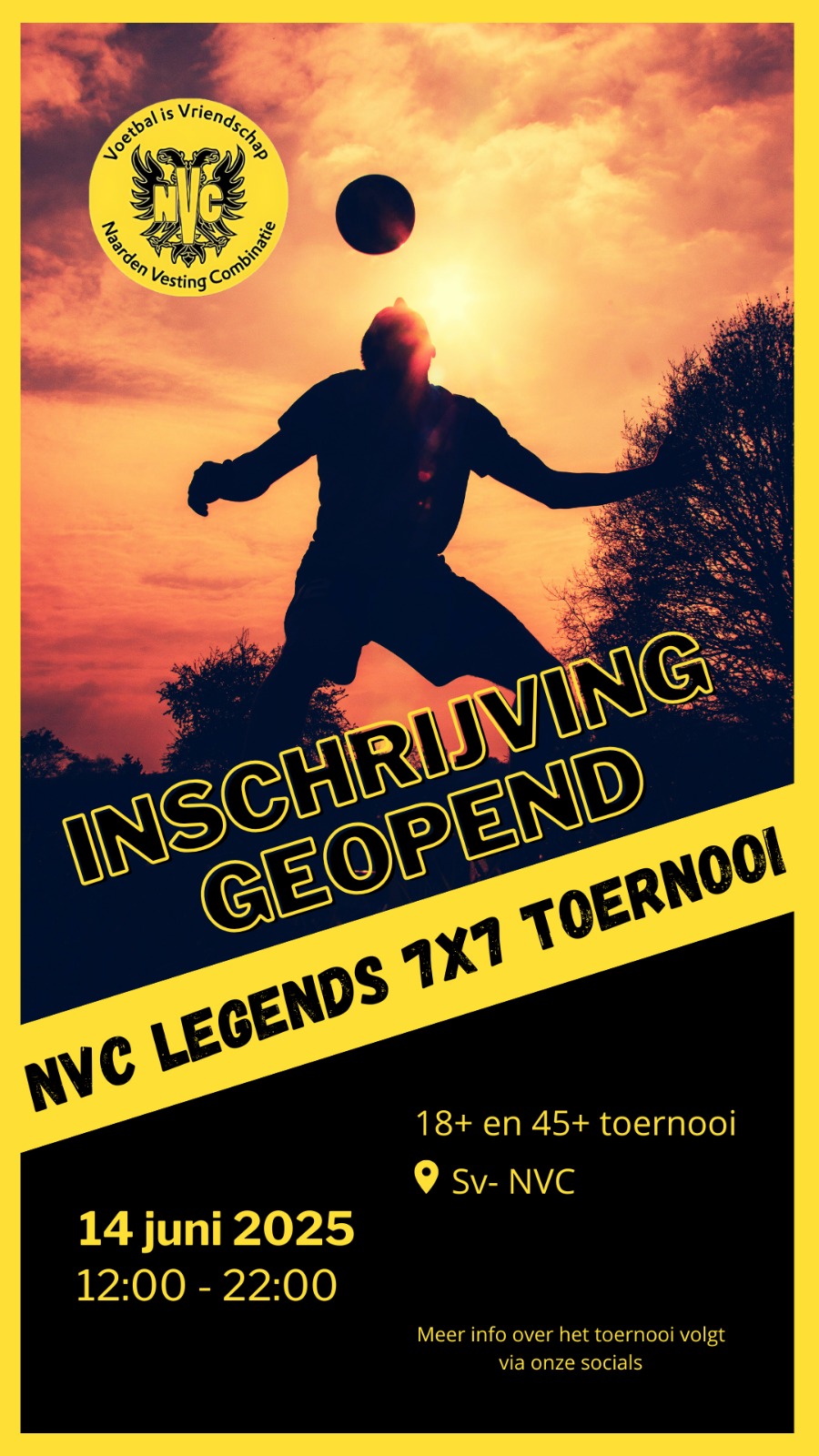 NVC Legends toernooi: schrijf je nu in!
